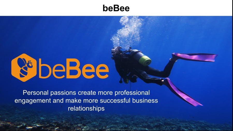 ES Be

QbeBee V

Personal passions create more professional \
engagement and make more successful business
relationships