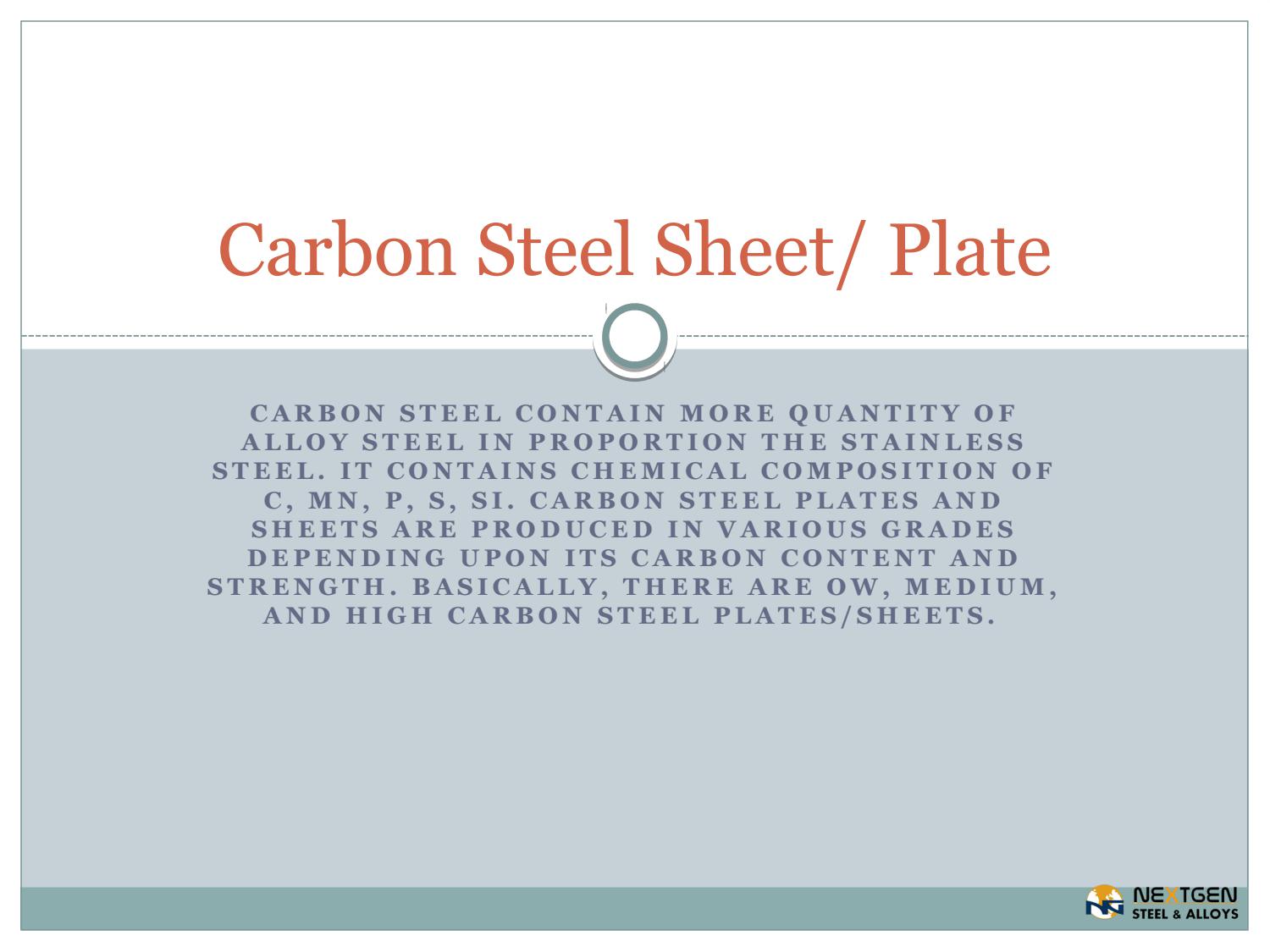 Carbon Steel Sheet/ Plate
QO