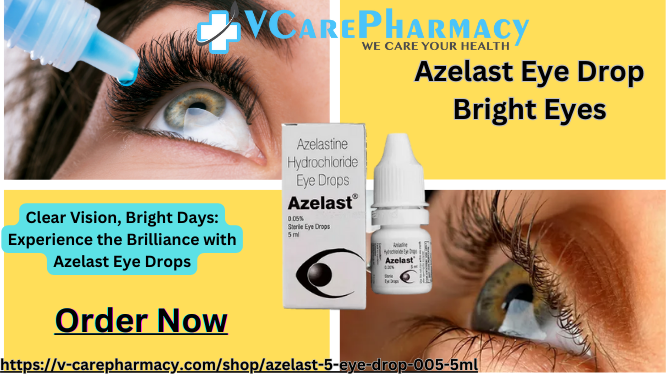 Azelast Eye Drop
Bright Eyes

Clear Vision, Bright Days:
Experience the Brilliance with
Azelast Eye Drops.

 
 
 
  
  

 

Order Now

https.//v-carepharmacy.com,