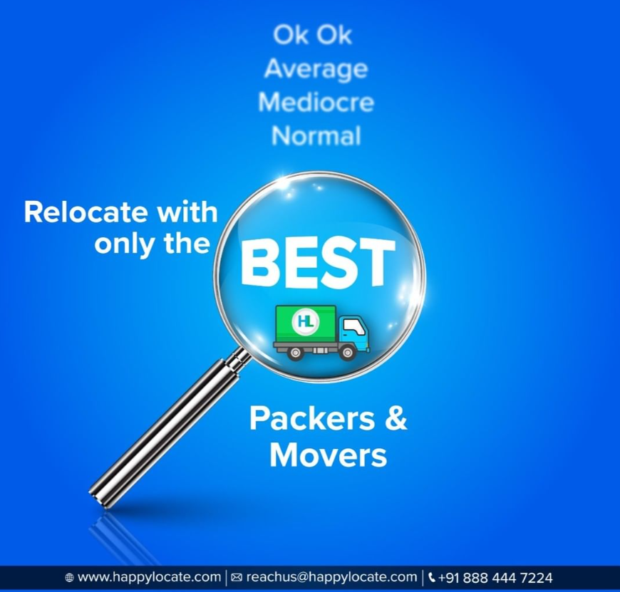 Ok Ok
Average
Mediocre

Normal

   
   

CELE ERI

Packers &
Movers

 

eachus@happylocate.com | t +91 888 444 7224