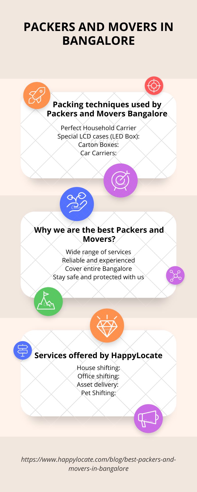 PACKERS AND MOVERS IN
BANGALORE

>

Packing techniques used by
Packers and Movers Bangalore

Perfect Household Carrier
Special LCD cases (LED Box):
Carton Boxes:

Car Carriers:

Why we are the best Packers and
Movers?

Wide range of services
Reliable and experienced

Cover entire Bangalore
Stay safe and protected with us 5d

i

Se

\4

e Services offered by HappyLocate
House shifting:
Office shifting:
Asset delivery:
Pet Shifting:

GF

https://www.happylocate.com/blog/best-packers-and-
movers-in-bangalore