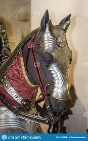 Close-up of a Replica of a Medieval Horse Armor Stock Photo - Image of  battle, alcazar: 139228584