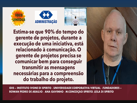 AMmTRGES
& 0B
Estima-se que 90% do tempo do
gerente de projetos, durante a
execugdo de uma iniciativa, esta
relacionado a comunicag3o. O
gerente de projetos precisa se
comunicar bem para conseguir
transmitir as mensagens
necessarias para a compreensao
do trabalho do projeto.
90%. AST IONE 0 SHINO. SmeVEIOAN SCRIGRATVA VWTIAL FADORTS -
OMAN FEE CF AAGIO ANA GAVIRO. M SONIA SEED LILA OF HHO.