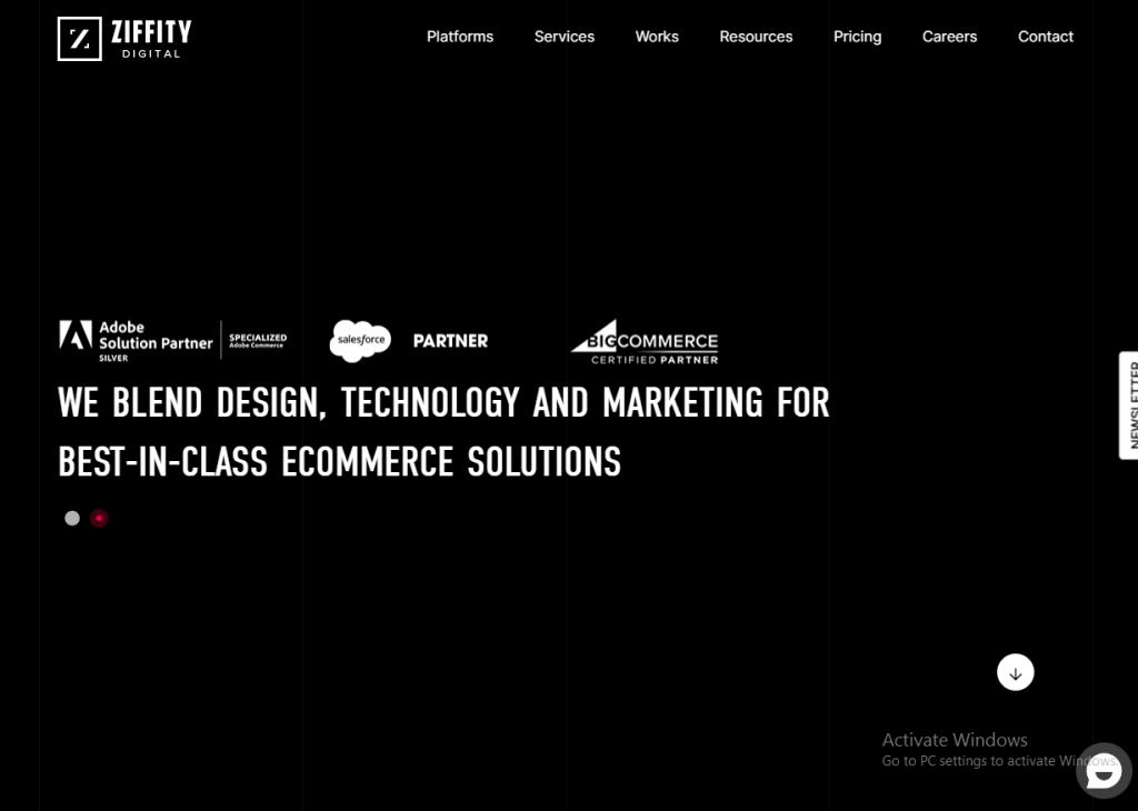 Ziffity Solutions PWA Development - BALL [a

Al Prop p-—4 [J PARTNER PE
WE BLEND DESIGN, TECHNOLOGY AND MARKETING FOR
BEST-IN-CLASS ECOMMERCE SOLUTIONS

Contact