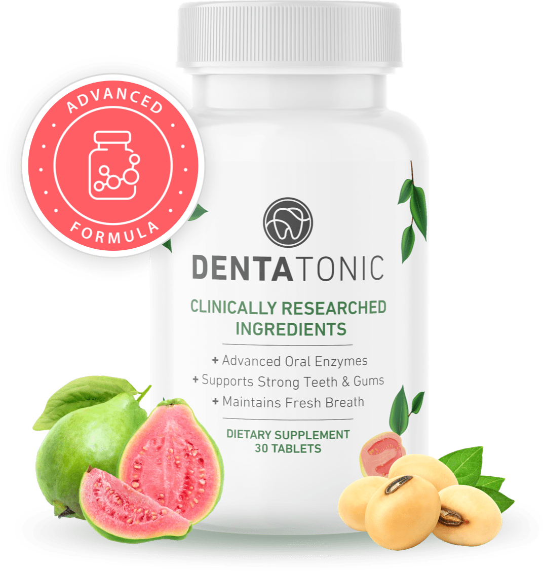 * DENTATONIC

CLINICALLY RESEARCHED
INGREDIENTS

DIETARY SUPPLEMENT

30 TABLETS 2