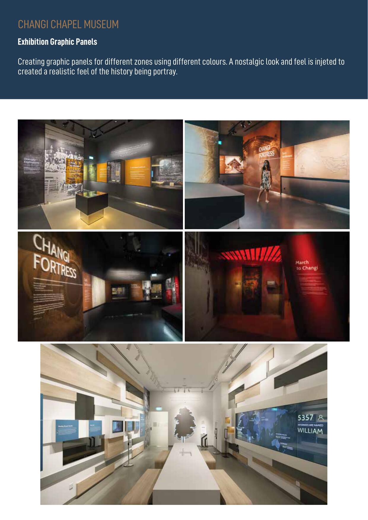 Exhibition Graphic Panels

Creating graphic panels for different zones using different colours. A nostalgic look and feel is injeted to
created a realistic feel of the history being portray.

[yy

WILLIAM