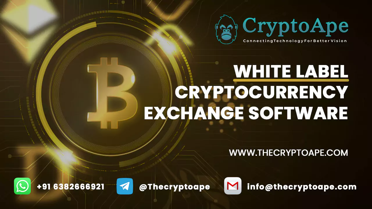NRG ATTN Ls

4»  ConnectingTechnologyforBetter vision

  
  

WHITE LABEL
CRYPTOCURRENCY
HANGE SOFTWARE

WWW.THECRYPTOAPE.COM

[or 2666921 a @Thecryptoape info@thecryptoape.com