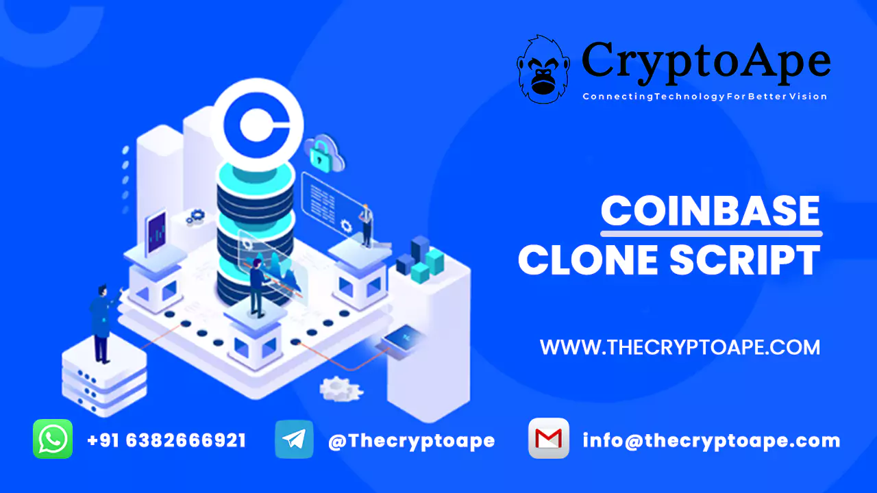 COINBASE
CLONE SCRIPT

  

WWW.THECRYPTOAPE.COM

e

[oe] +916382666921 | d @Thecryptoape info@thecryptoape.com
