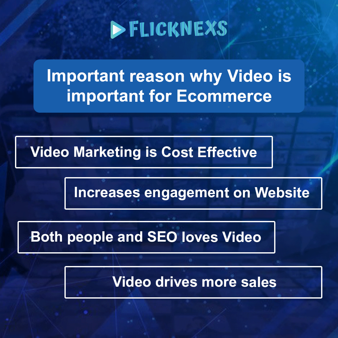 P FLICKNEXS

Important reason why Video is
important for Ecommerce