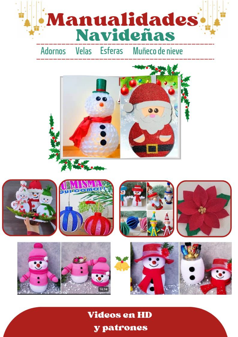 Manualidades
Navidenas
Videos en HD
y patrones