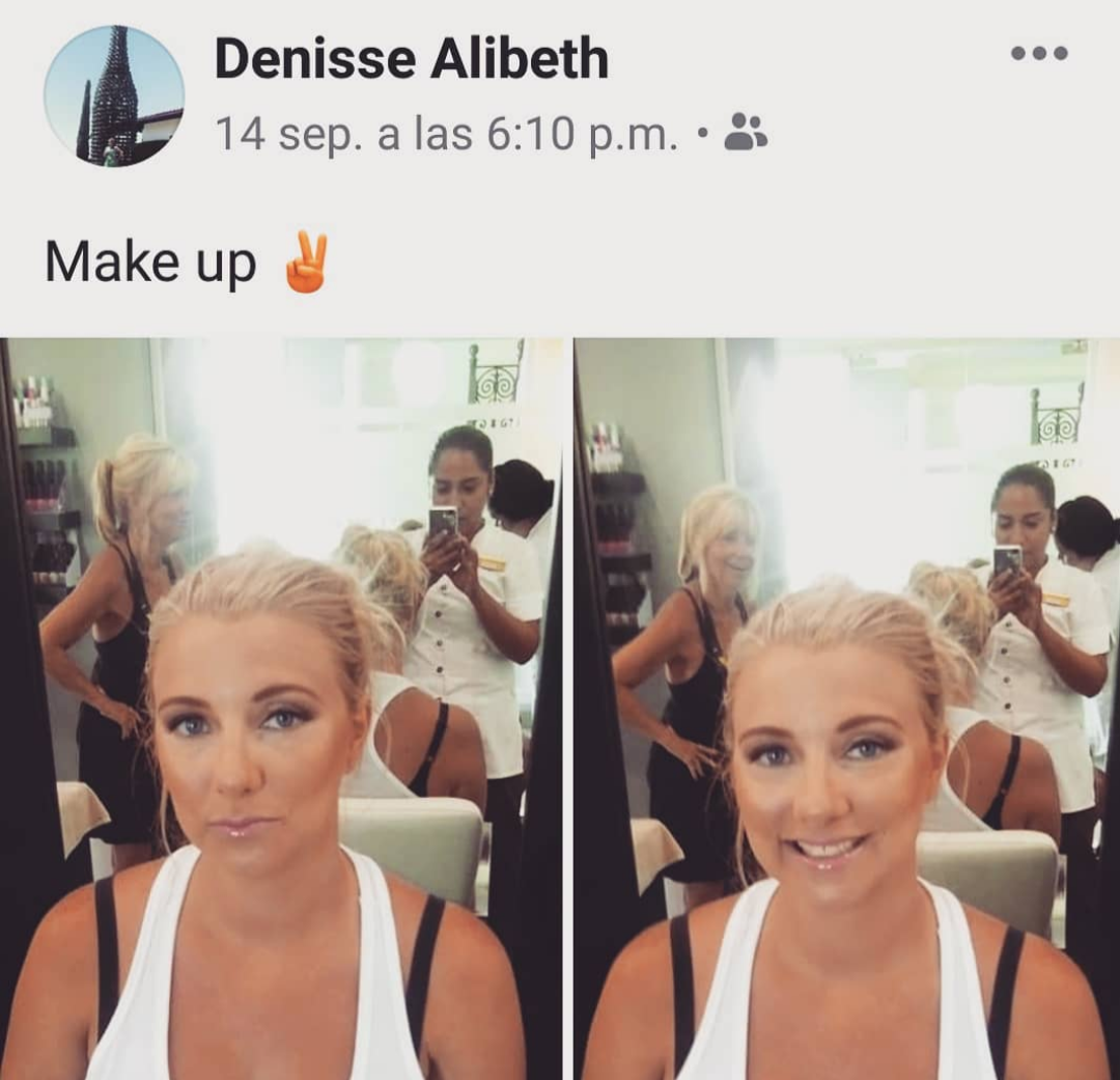 Denisse Alibeth coo
14 sep. alas 6:10 p.m. * as

Make up ¢