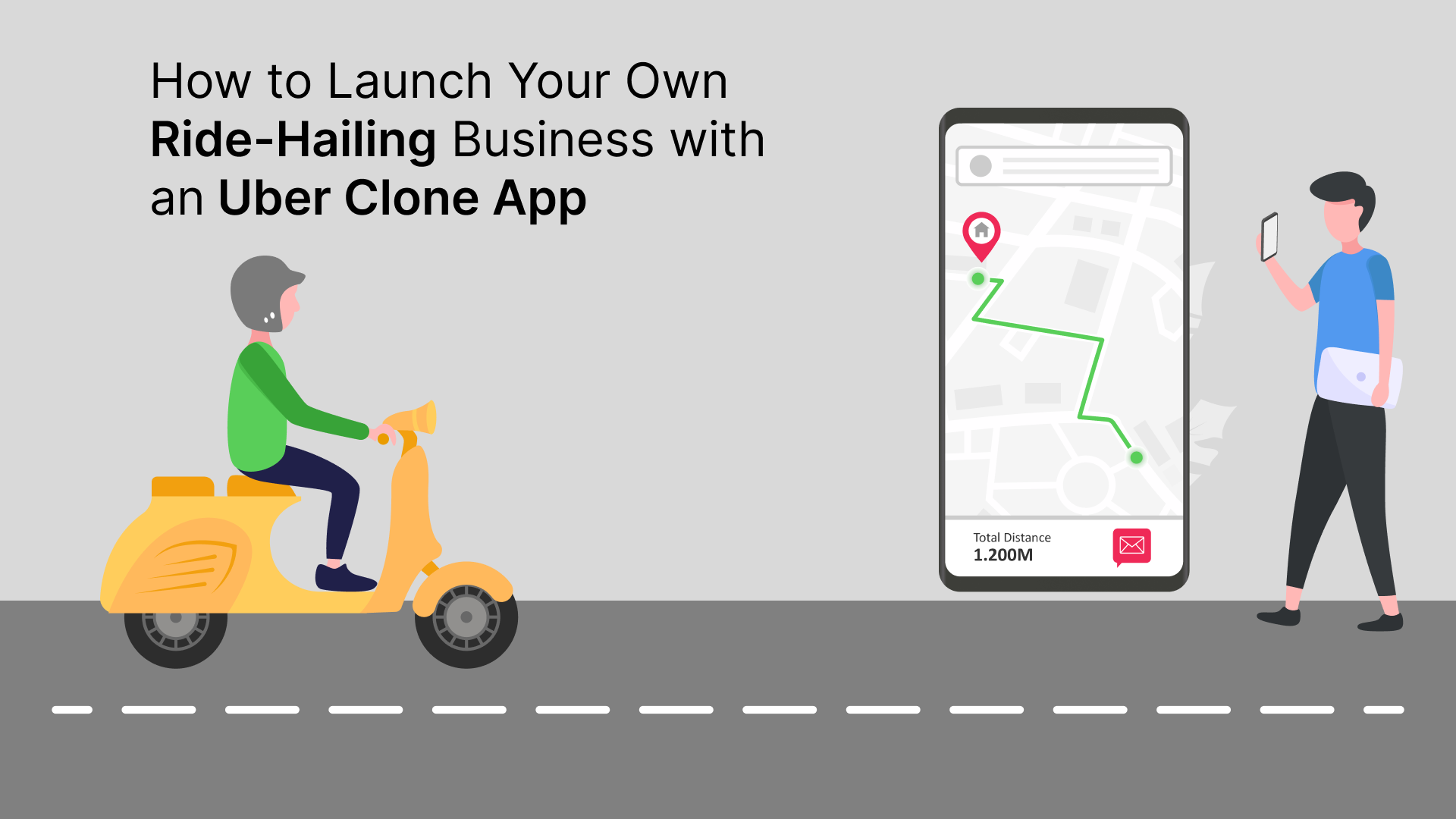 How to Launch Your Own
Ride-Hailing Business with
an Uber Clone App

¢
