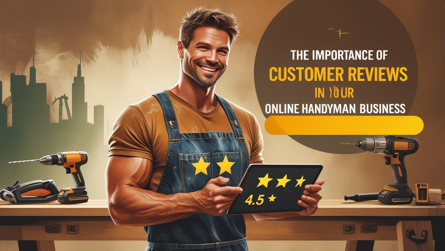 1
THE IMPORTANCE OF
CUSTOMER REVIEWS
IN DUR
ONLINE HANDYMAN BUSINESS