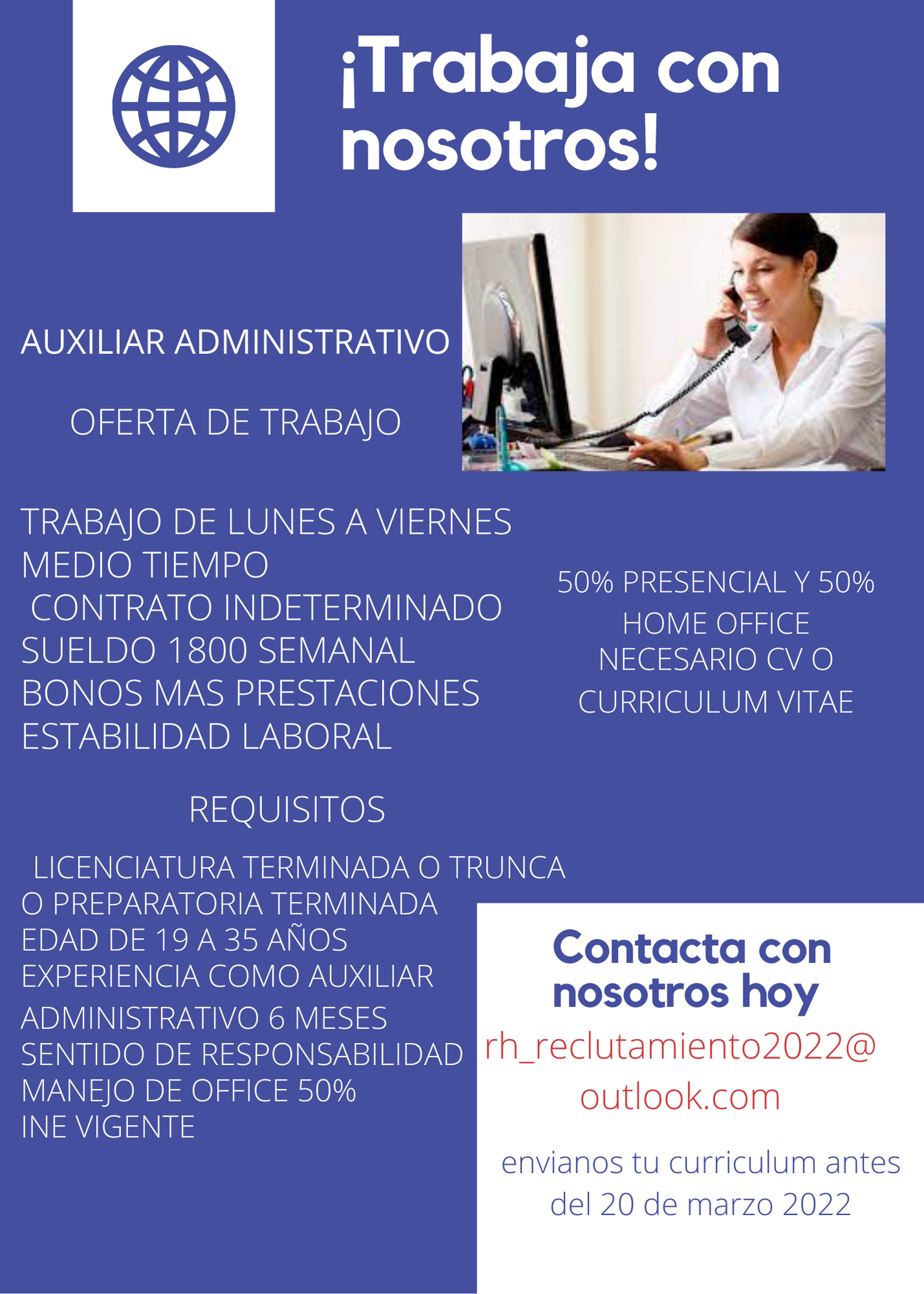 trabajo auxiliar administrativo home office - Compra Online con Ofertas  OFF53%