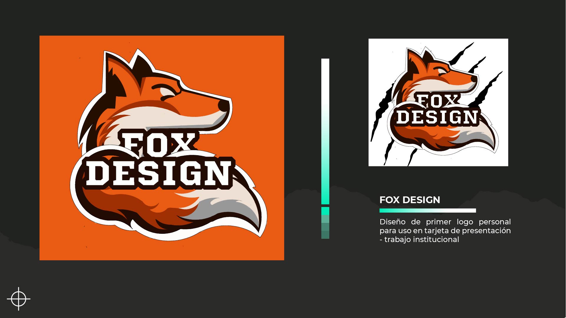 FOX DESIGN

Diseno de primer logo personal
para uso en tarjeta de presentacion
- trabajo institucional