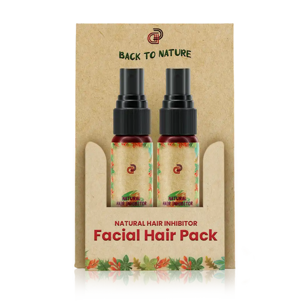 @

BACK TO NATURE

NATURAL HAIR INHIBITOR

Facial Hair Pack