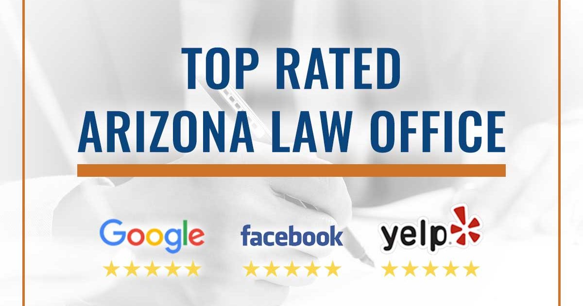 TOP RATED
ARIZONA LAW OFFICE

» x
Google facebook: Yyelps