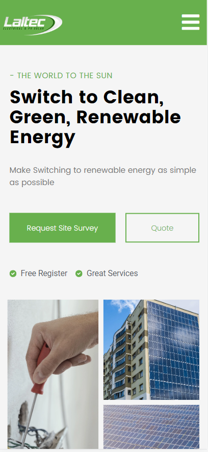 einen)

Switch to Clean,
Green, Renewable
Energy

Make Switching to renewable energy as simple

as possinie

 

© Free Register © Great Senaces

»