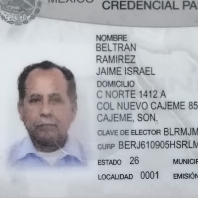 Jaime Israel Beltrán Ramírez
