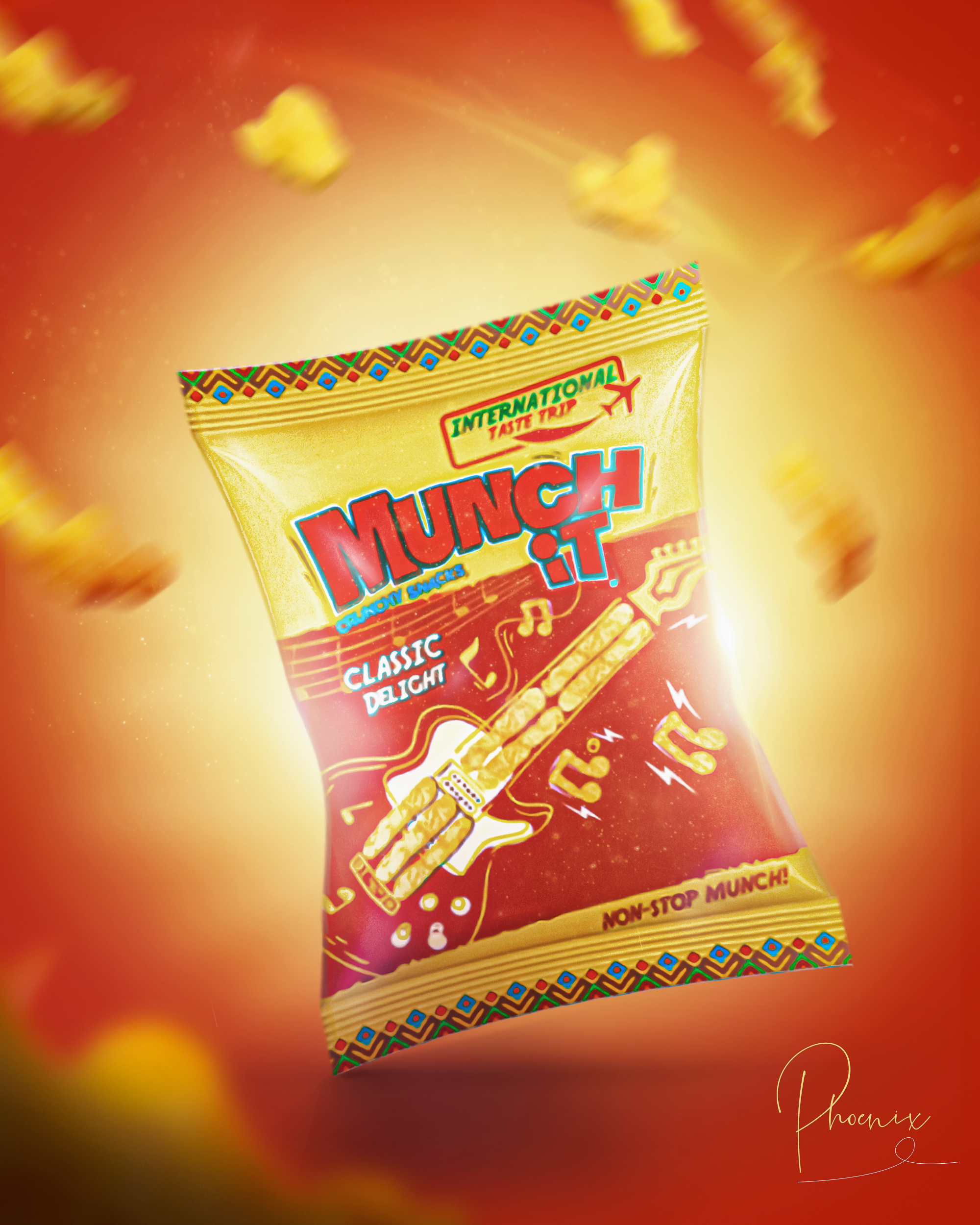 Its the weekend and I made a product ad for munch it NIgeria as it is my favorite snack.