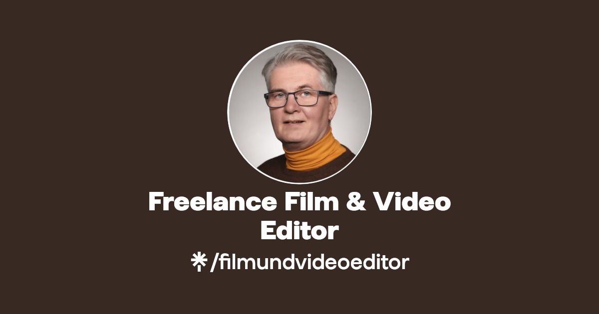 Freelance Film &amp; Video
Editor

% /filmundvideoeditor