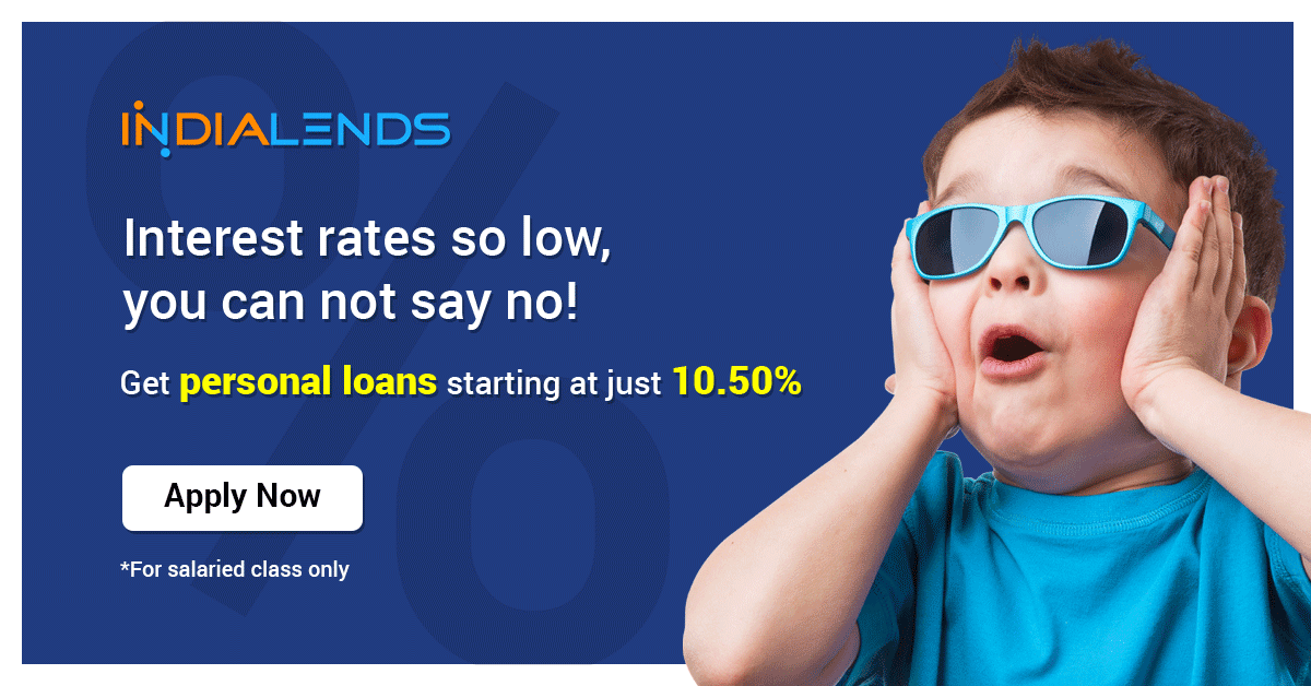 INDIA

Interest rates so low,
you can not say no!

Get personal loans starting at just 10.50%

Apply Now

*For salaried class only