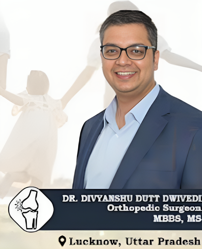 DR. DIVYANSHU DUTT DWIVED!
Orthopedic Surgeon

cic

 

Q Lucknow, Uttar Pradesh