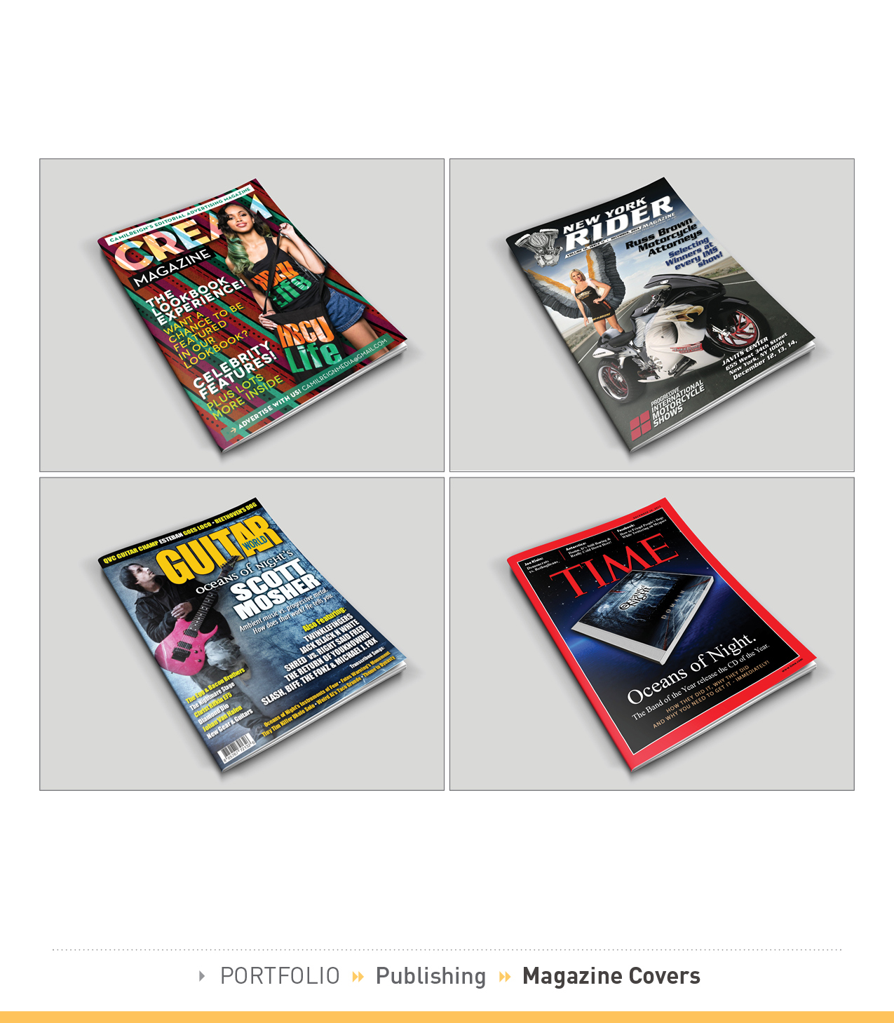 » PORTFOLIO » Publishing » Magazine Covers