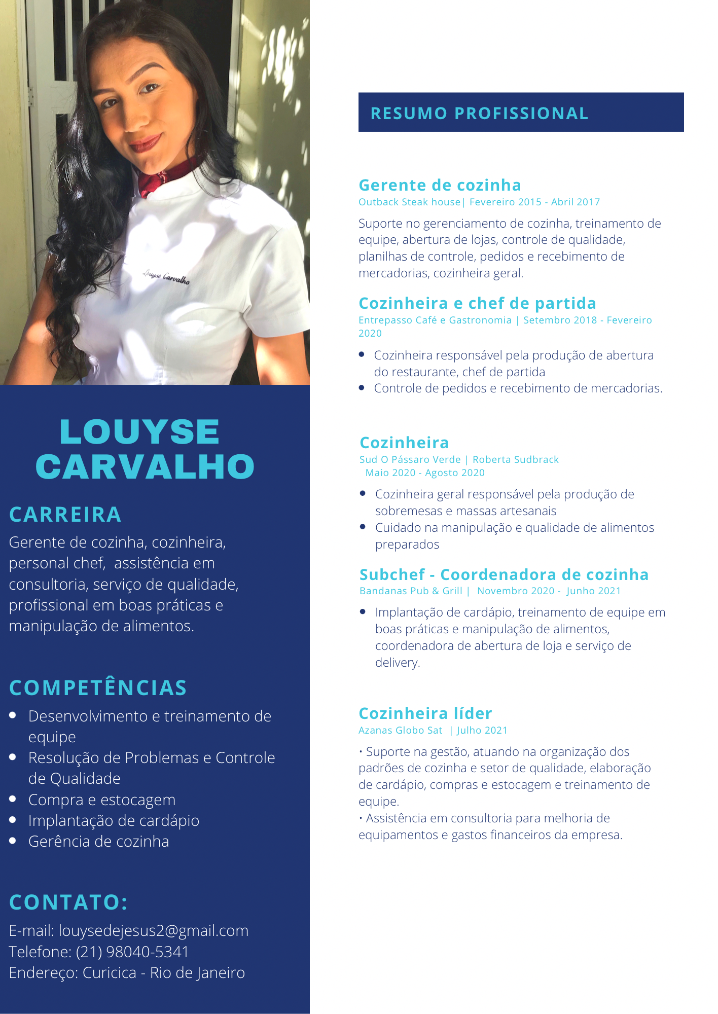 LOUYSE
CARVALHO

CARREIRA

COMPETENCIAS

1 ento e treinamer