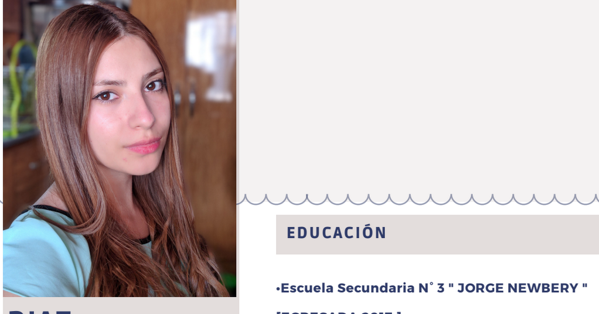 ANANANANANANA_A_NANANA_NA_A_NA_NA_A_A

EDUCACION

«Escuela Secundaria N° 3 " JORGE NEWBERY "