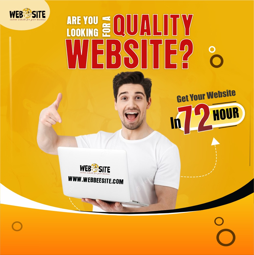WEB "SITE | “QUALITY
WEBSITE? o

= = get You! ur Website

-, wl ) wok