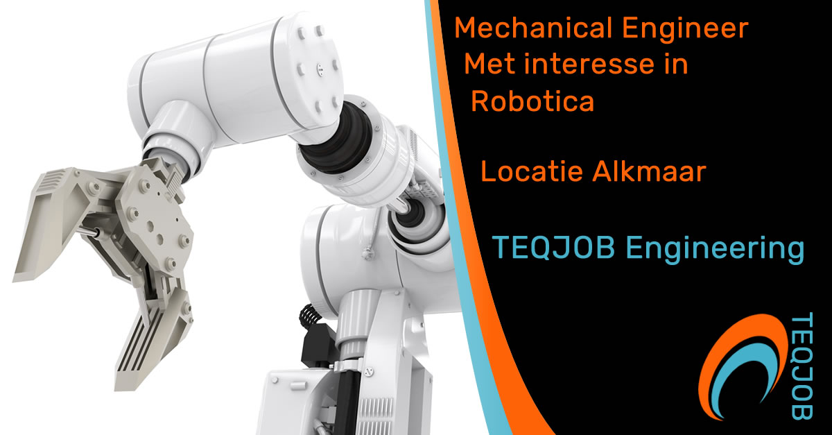 Mechanical Engineer
Met interesse in
Robotica

Locatie Alkmaar