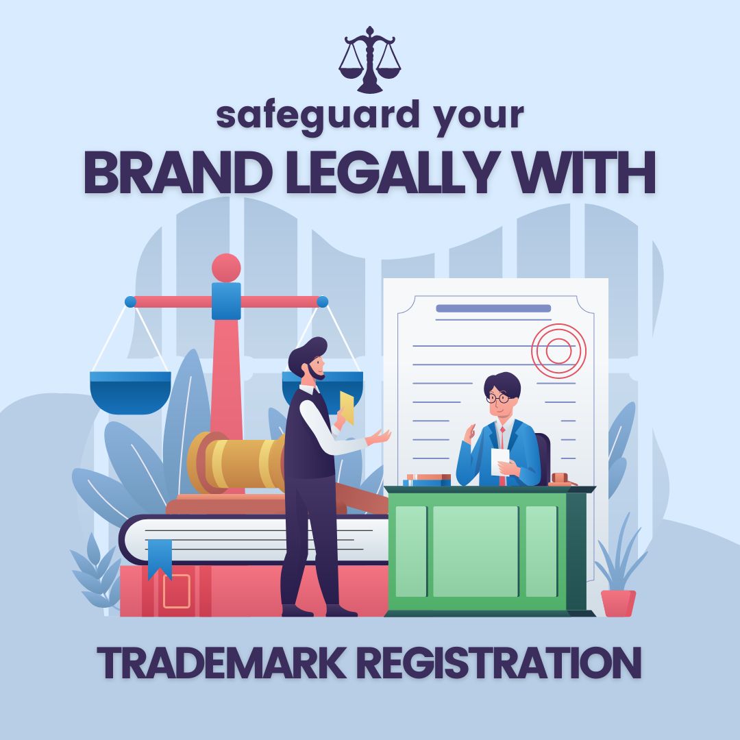 safeguard your

BRAND LEGALLY WITH

 

TRADEMARK REGISTRATION