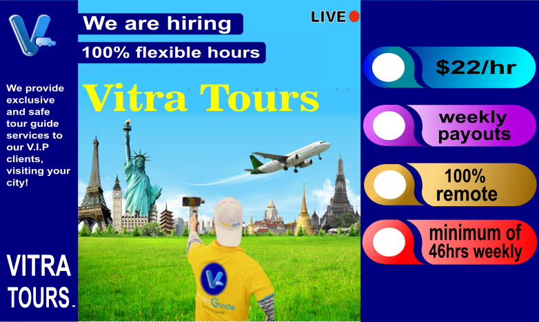 \V We are hiring

100% flexible hours ® $22/nr
LE

exclusive

and sate weekl
payo

py

pad Mm 100%
\ ; remote

ie ii 2 Gl pay Ne ) minimuig
ney Hi
WE