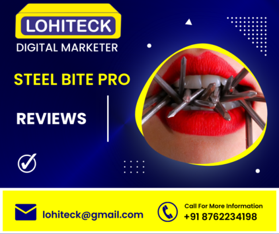 LOHITECK

DIGITAL MARKETER

STEEL BITE PRO

REVIEWS |
9)
1]

~~ Cai for More information
lohiteck@gmail.com +91 8762234198