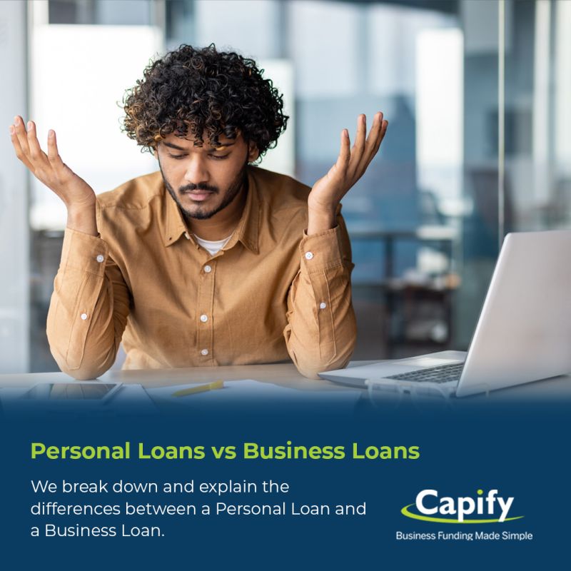 Personal Loans vs Business Loans
We break down and explain the -
differences between a Personal Loan and < Capify
a Business Loan Business Funding Made Simple