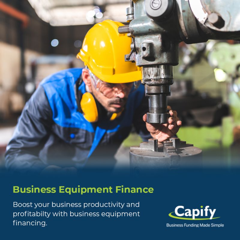 Business Equipment Finance
Boost your business productivity and .
profitabilty with business equipment Capify :
financing Business Funding Made Simple