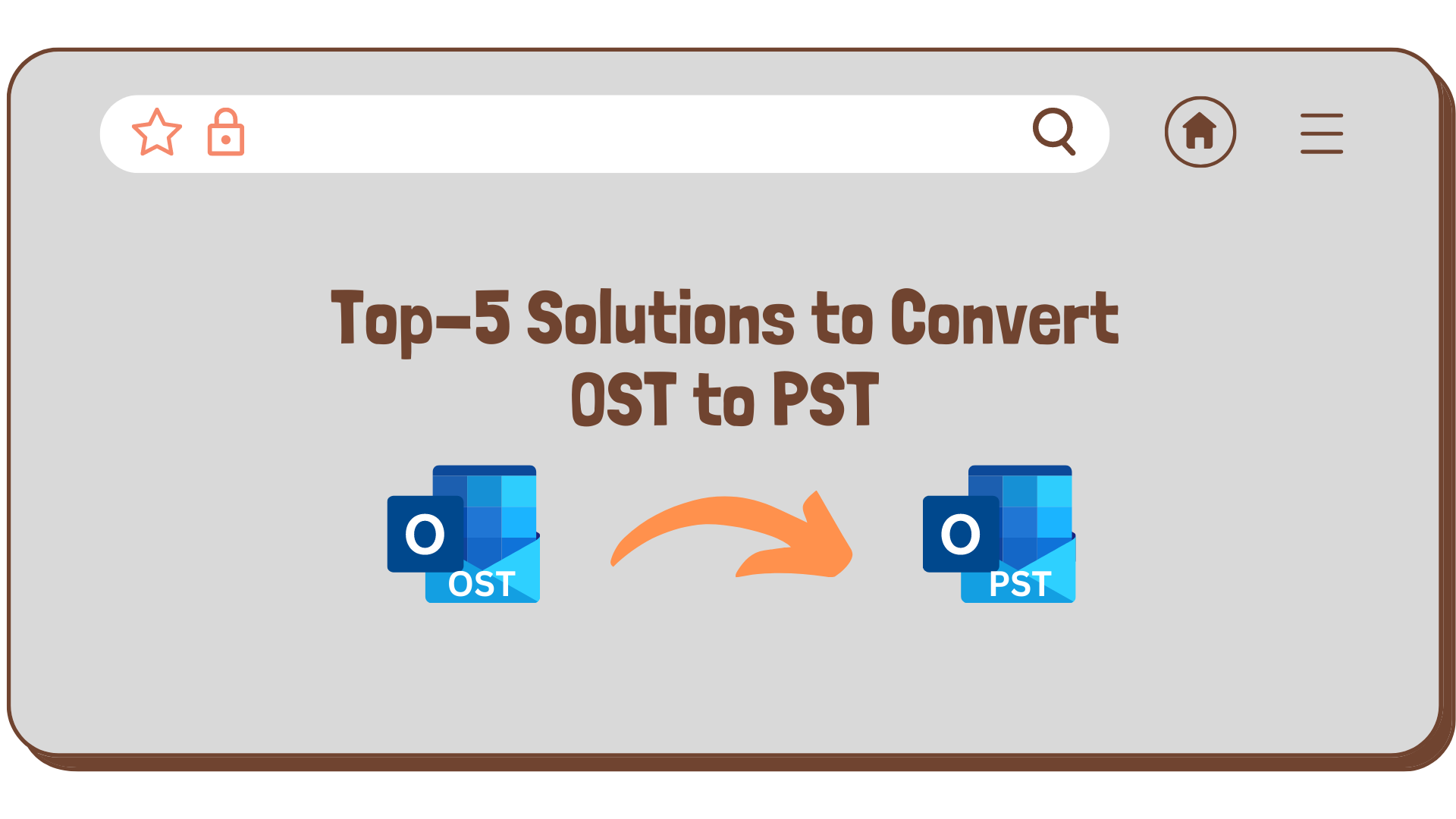 Q ® =

Top=>S Solutions to Convert
OST to PST

ot oo