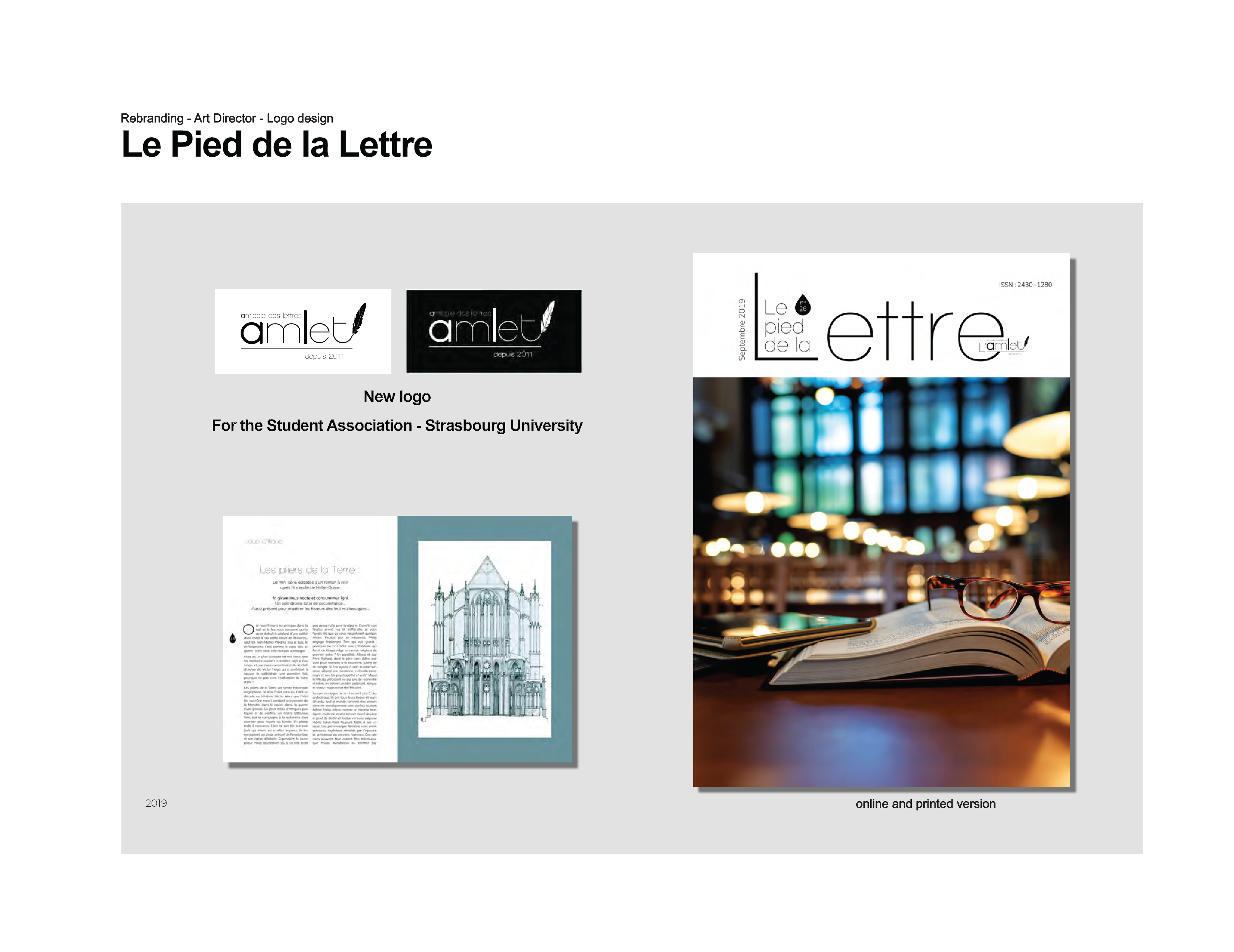 Rebranding - Art Director - Logo design

Le Pied de la Lettre

ISSN: 2430-1280

lc @®

= OTT G&G.

@
=
o
~N
v
L
5
€
&
a
Q
0