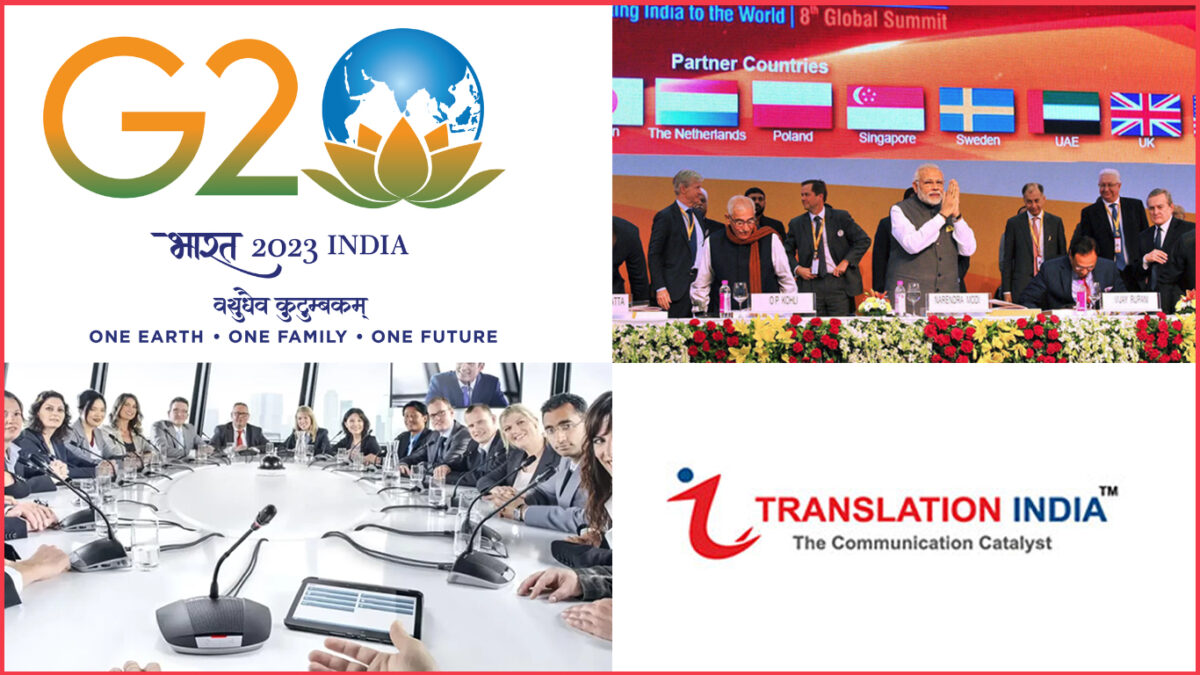 “Had 2023 INDIA
aq FFA

ONE EARTH + ONE FAMILY + ONE FUTURE

TRANSLATION INDIA”

The Communication Catalyst