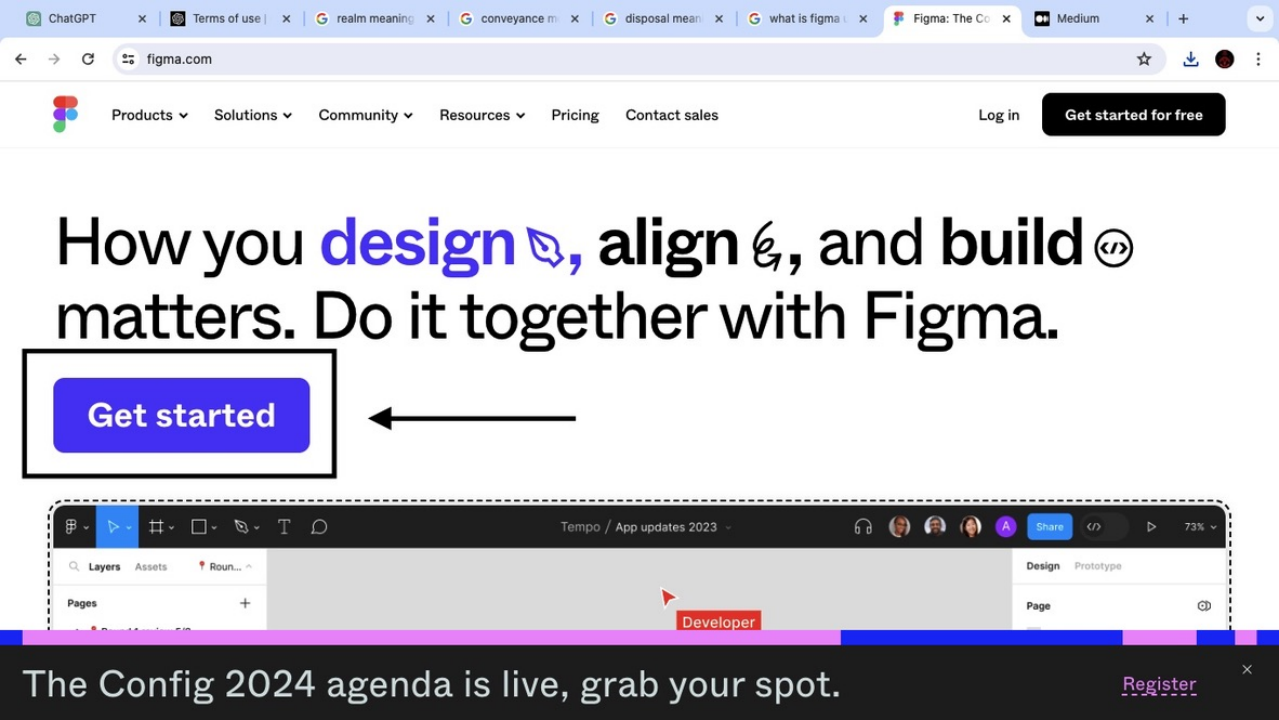 How you design, align ¢, and build
matters. Do it together with Figma.
Get started —
The Config 2024 agenda is live, grab your spot.