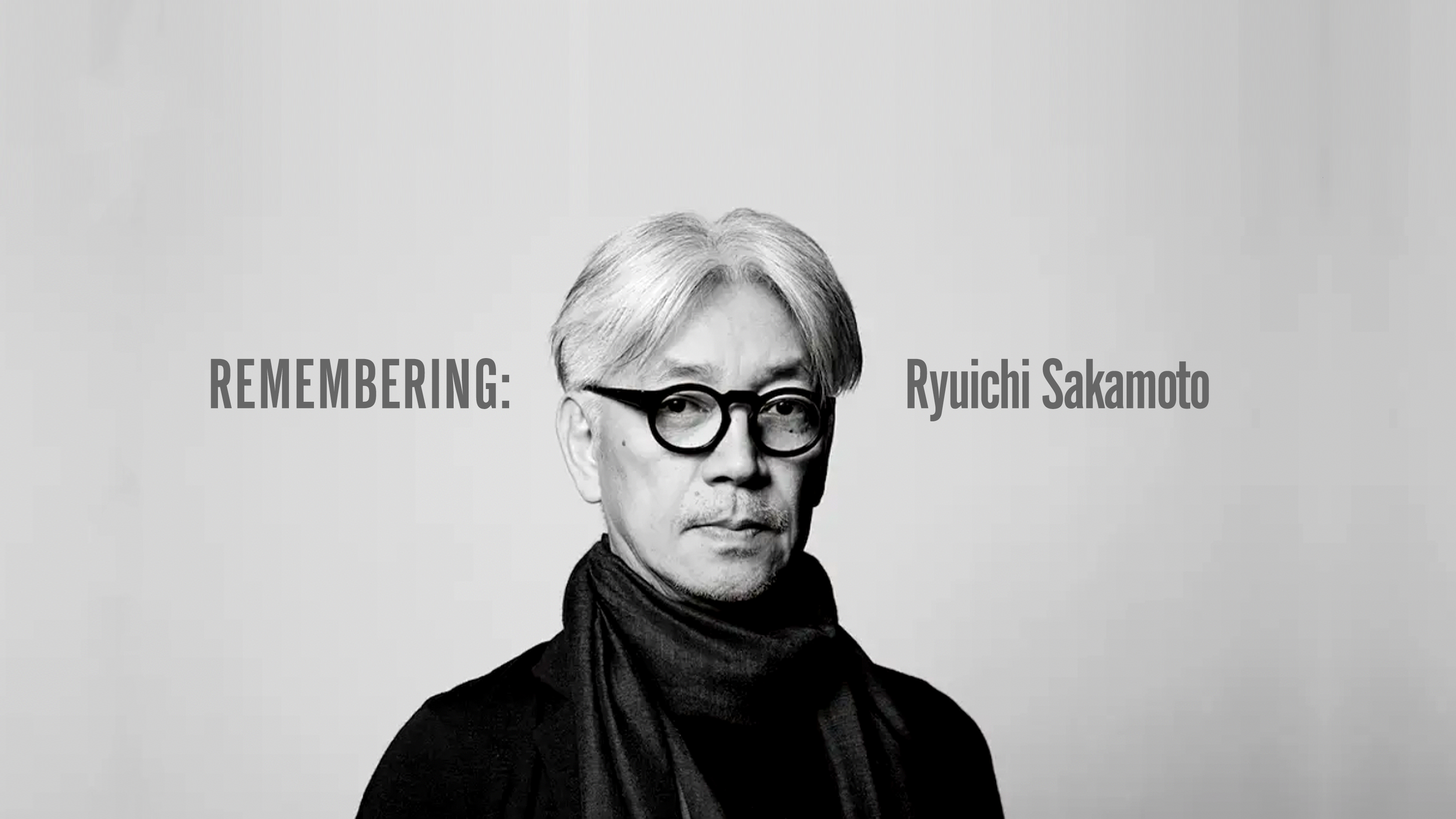 REMEMBERING: t v = Ryuichi Sakamoto