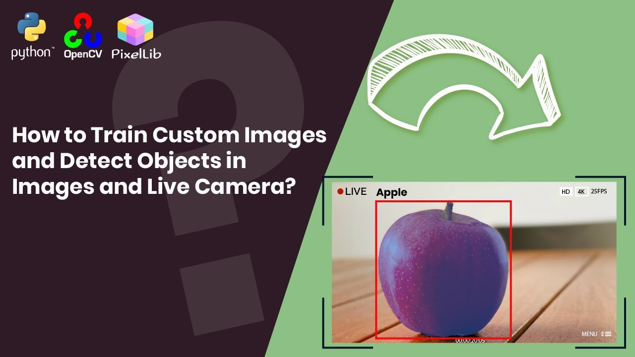 4

python” opencv Pixellib

   
 

How to Train Custom Images
and Detect Objects in
Images and Live Camera? LIVE Apple