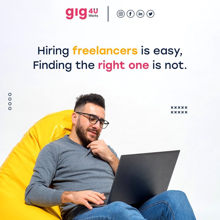 0000

gig¥ | e0e®

Hiring freelc is easy,
Finding the right one is not.