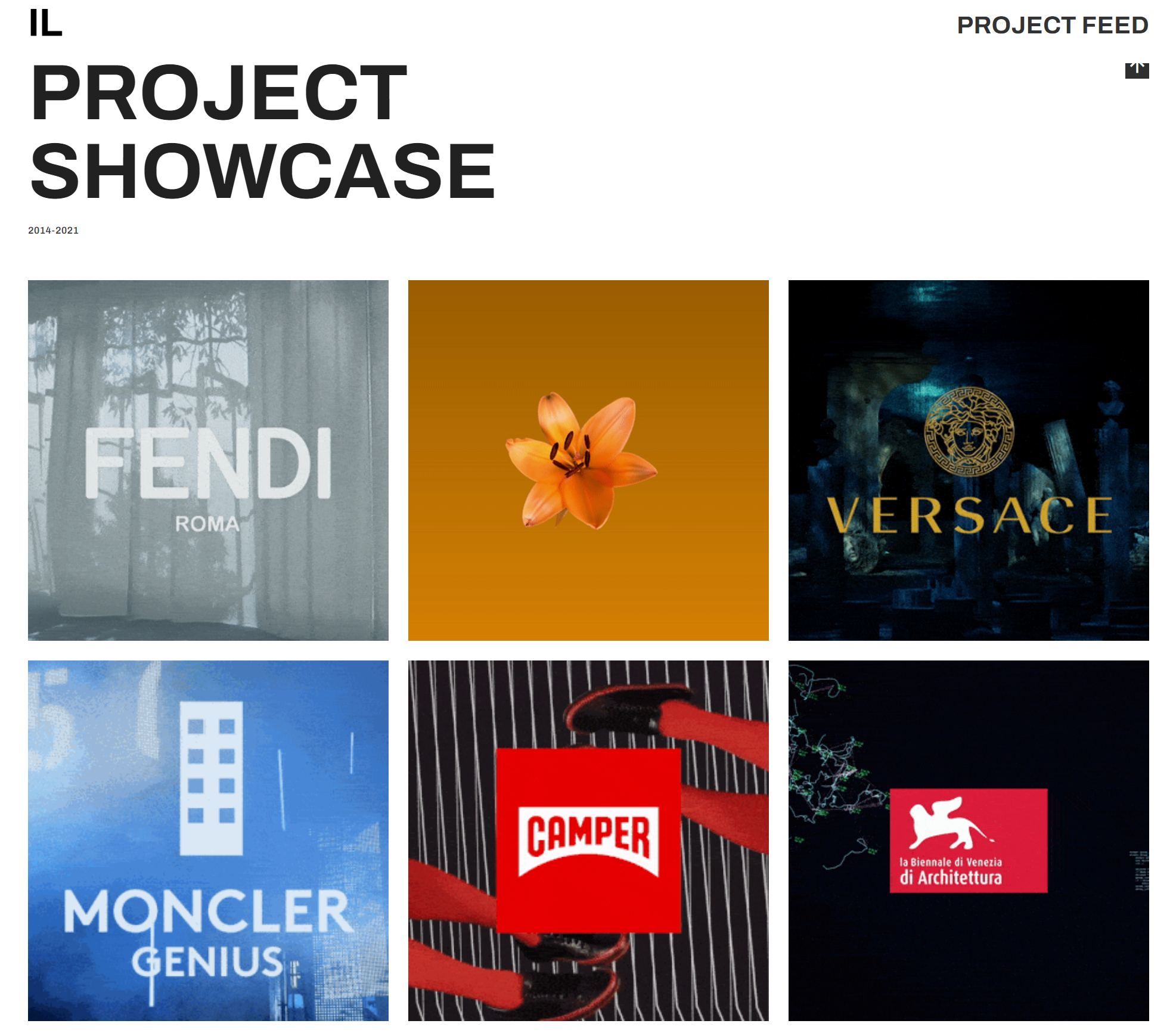 PROJECT FEED

PROJECT "
SHOWCASE

VERSACI