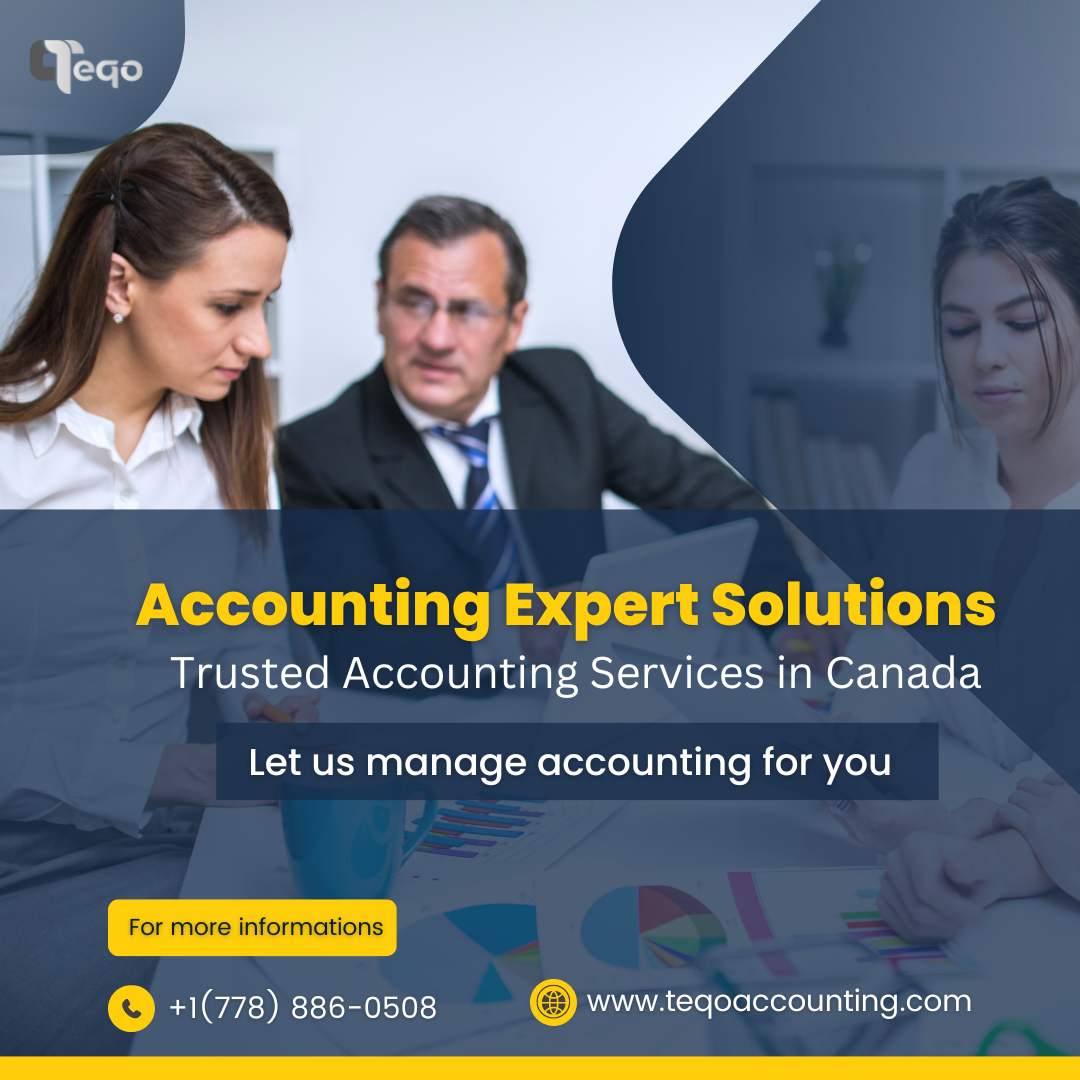 \&
RY LK
Accounting Expert Solutions

Trusted Accounting Services in Canada

Let us manage accounting for you

For more informations

oe +1(778) 886-0508 (©) www.teqoaccounting.com
CO
