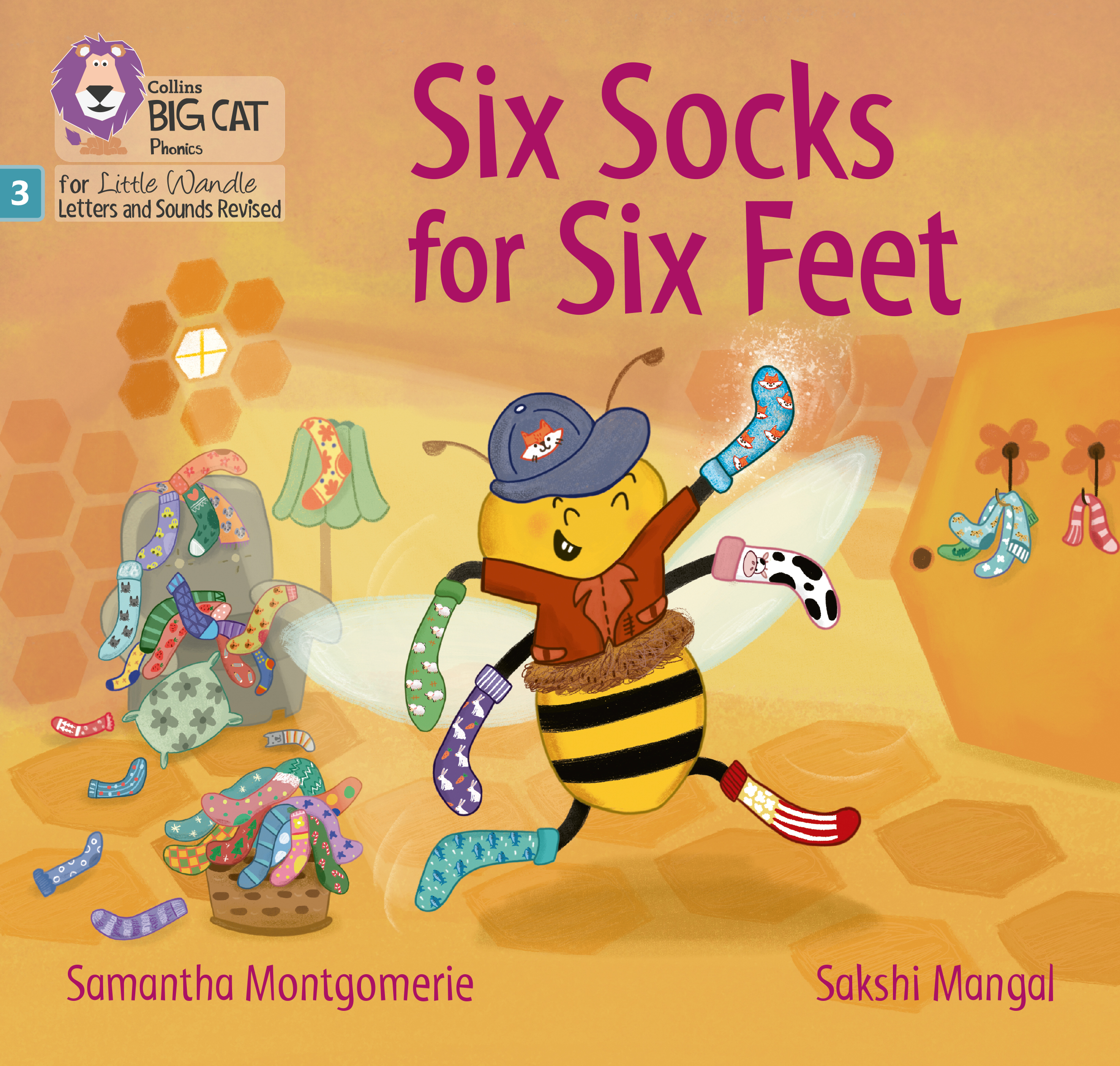 Ye Six Socks
for Six Feet

Letters LL Sounds Revised

 

Samantha Montgomerie Sakshi Mangal