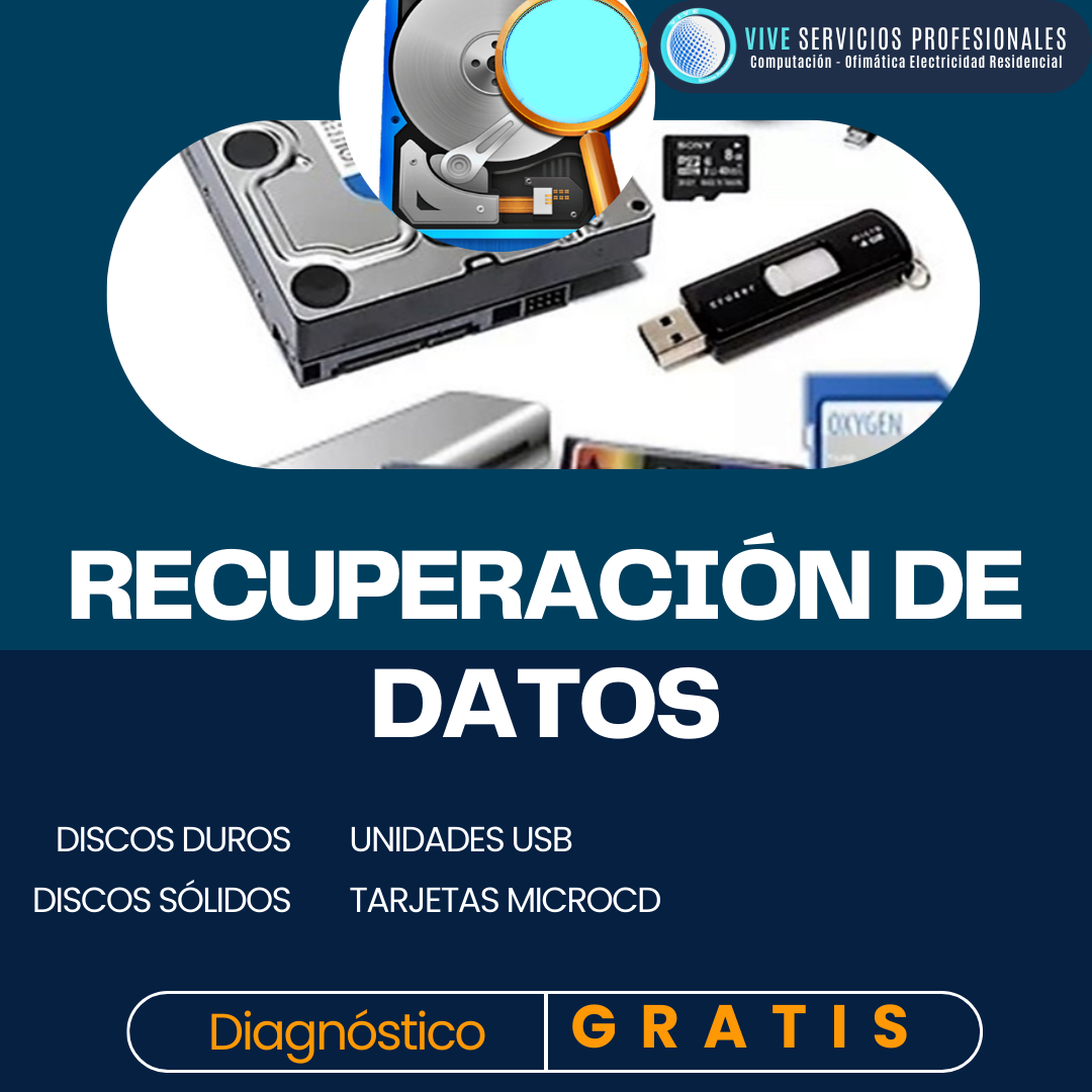 RECUPERACION DE
):Y [015

DISCOS DUROS ~~ UNIDADES USB
DISCOS SOLIDOS ~~ TARJETAS MICROCD

EEE CLINE