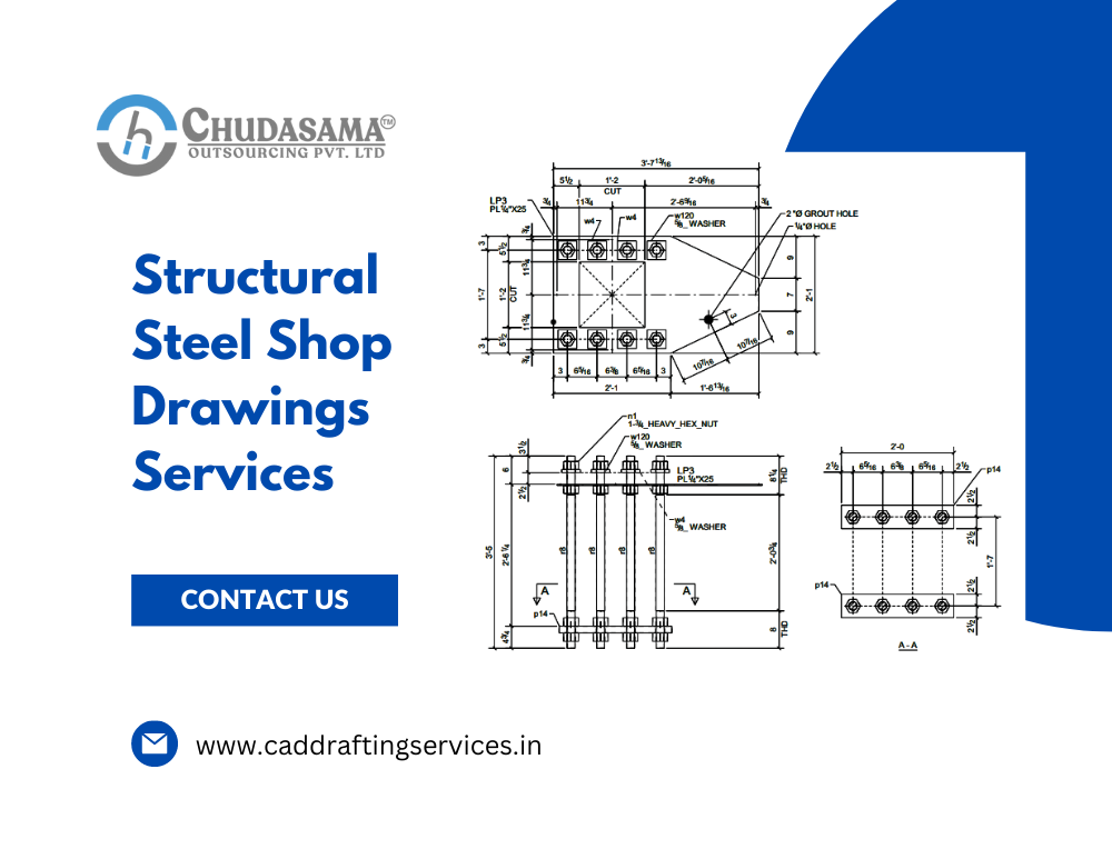 OUTSOURCING PV

77) Crupasama
WJ ’

Structural
Steel Shop
Drawings

Services

CONTACT US

 

Oo www.caddraftingservices.in