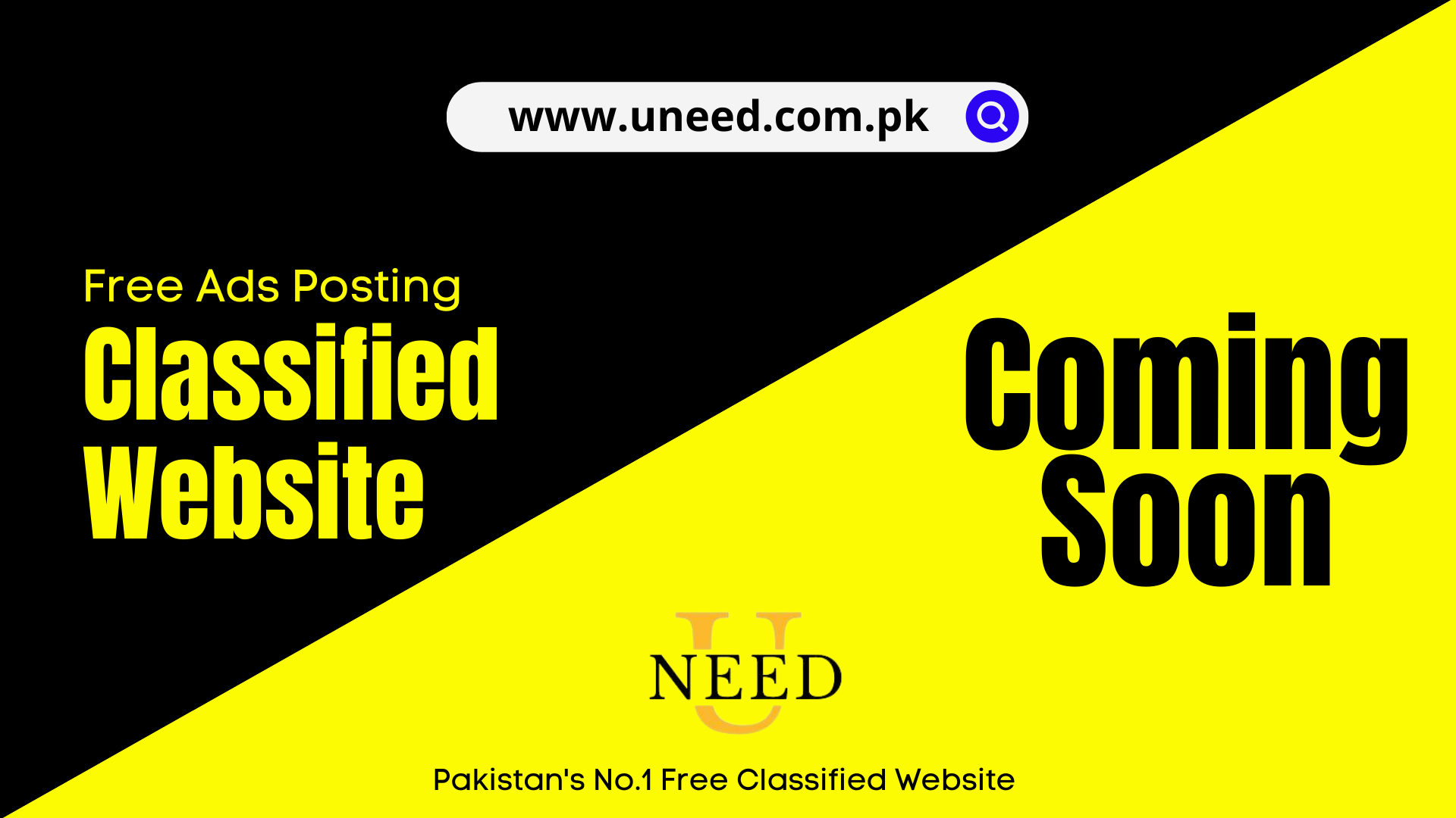 www.uneed.com.pk ©

Free Ads Posting

  

NEED

Pakistan's No.1 Free Classified Website